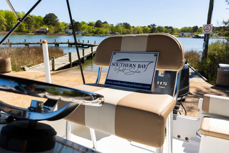 Slide: The Image of Parker 1801 Center Console boat at lakeside, 2017 model. - 8