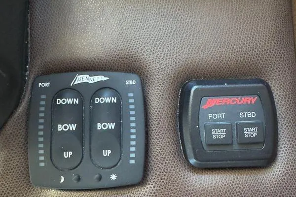 Slide: The Image of Interior cabin of 2016 Sea Ray Sundancer 400 yacht with bed, TV, and storage. - 15