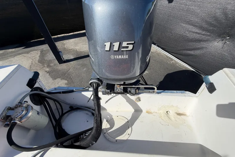 Slide: The Image of 1991 Grady-White Spirit 175 boat with Yamaha 115 outboard motor. - 55