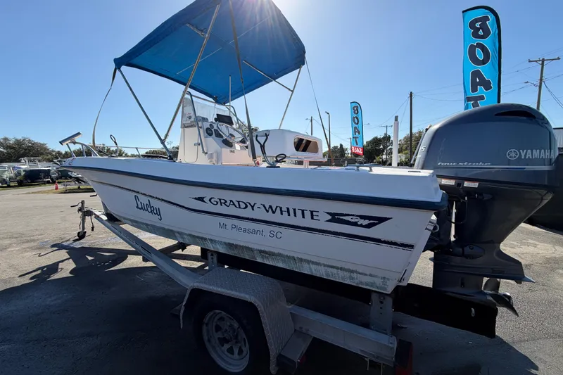 Slide: The Image of 1991 Grady-White Spirit 175 boat with Yamaha engine on trailer, Mt. Pleasant, SC. - 8