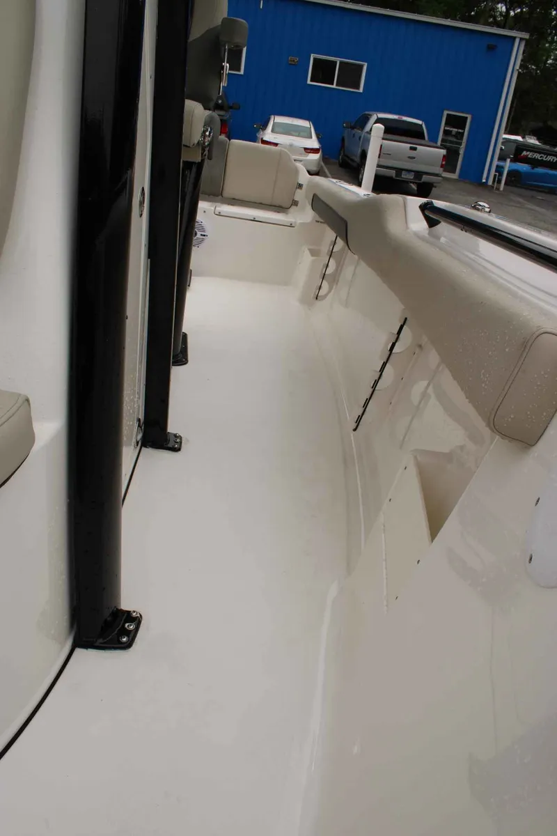 Slide: The Image of Interior view of Key West 239 FS boat, model year 2026. - 27