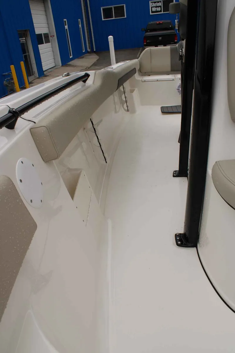 Slide: The Image of Interior view of Key West 239 FS boat, year 2026. - 28