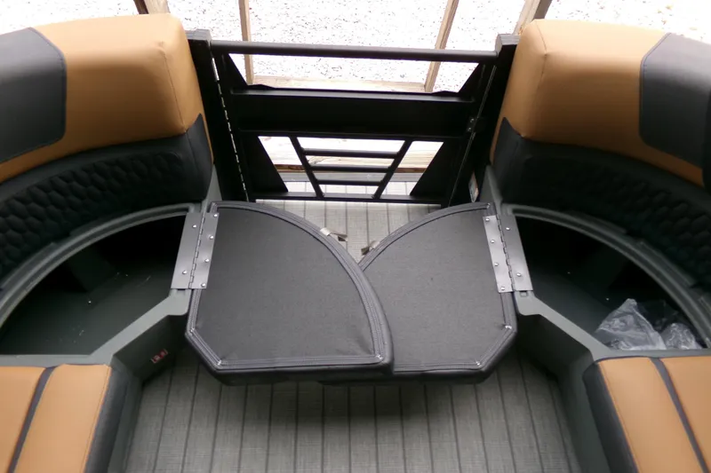 Slide: The Image of 2026 Sylvan L3 DLZ Bar interior seating with foldable table. - 8