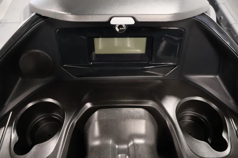 Slide: The Image of Open storage compartment of 2024 Sea-Doo Switch 19 watercraft. - 19