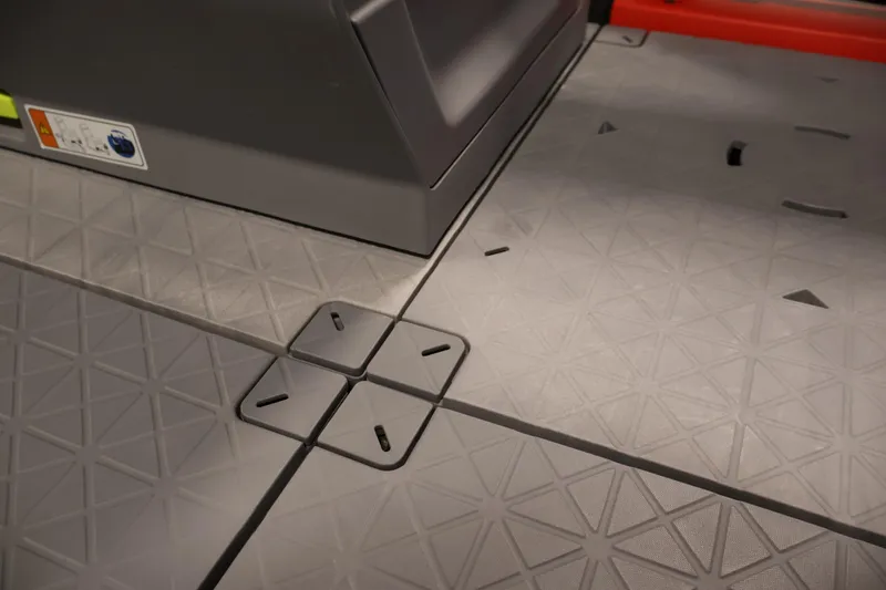 Slide: The Image of 2024 Sea-Doo Switch 19 on trailer in indoor storage facility. - 31