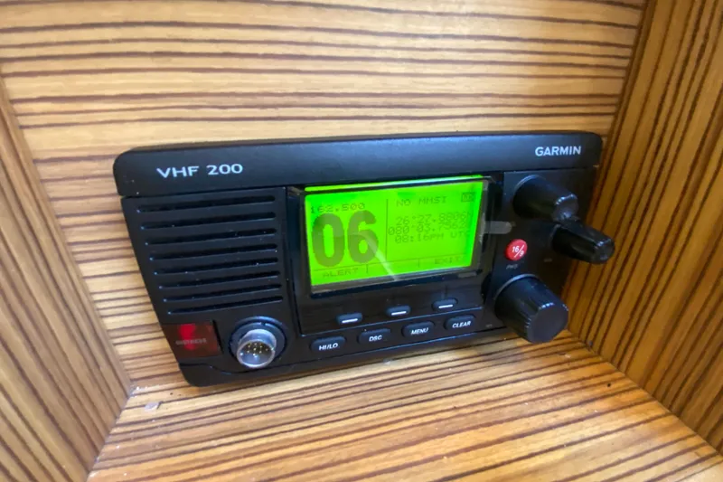 Slide: The Image of Garmin VHF 200 radio - 35