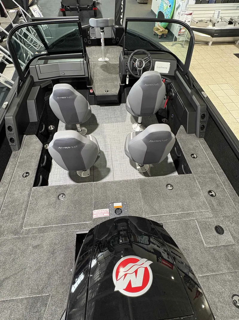 Slide: The Image of Interior of 2026 Alumacraft COMP 175X/SP with four seats. - 4