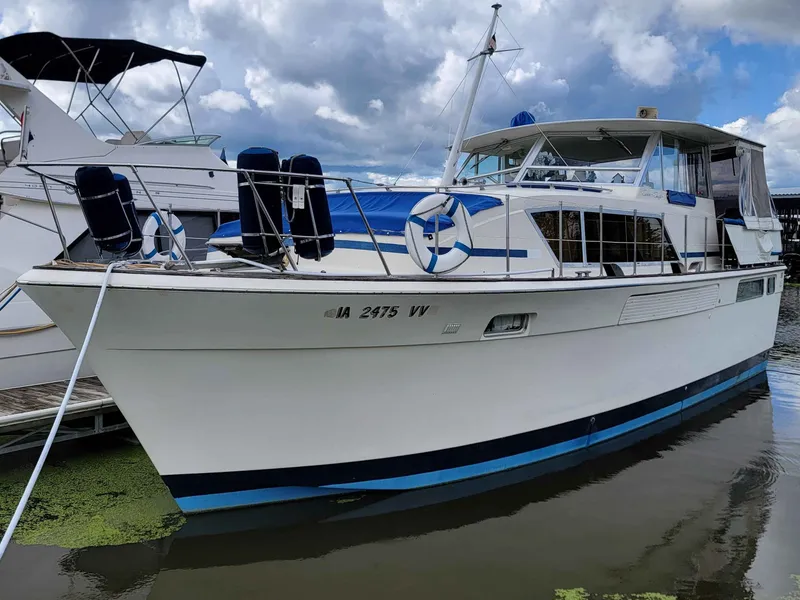 Slide: The Image of Chris-Craft 410 Commander 1977 - 3