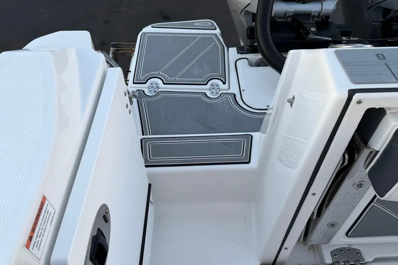 Slide: The Image of 2023 Blackfin 272 CC boat deck with sleek design and modern features. - 26