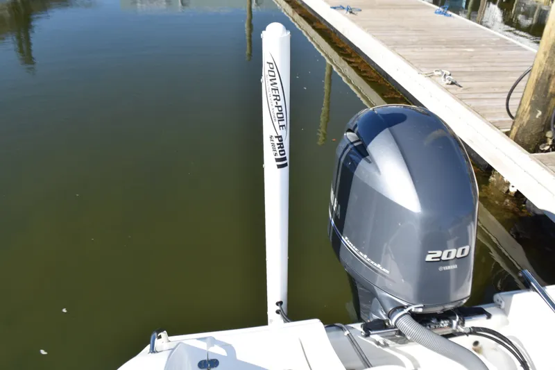Slide: The Image of 2018 Sea Hunt Ultra 225 with Yamaha 200 engine and Power-Pole Pro Series anchor. - 30
