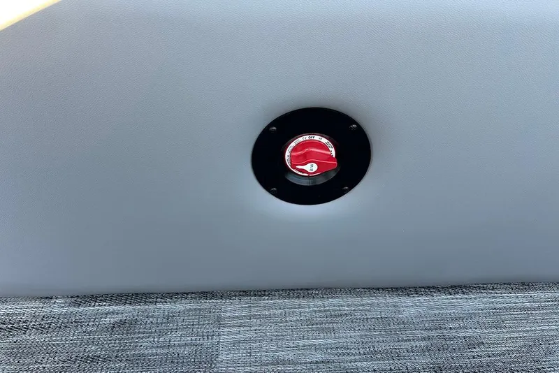 Slide: The Image of Red switch on 2026 Bentley Pontoons Fish 243 Swingback interior panel. - 34