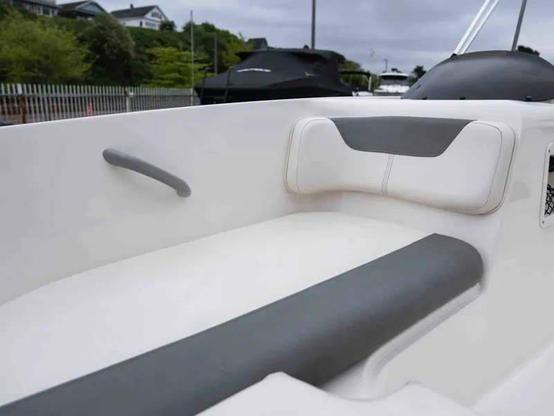 Slide: The Image of Interior of 2016 Bayliner Element E16 boat. - 12