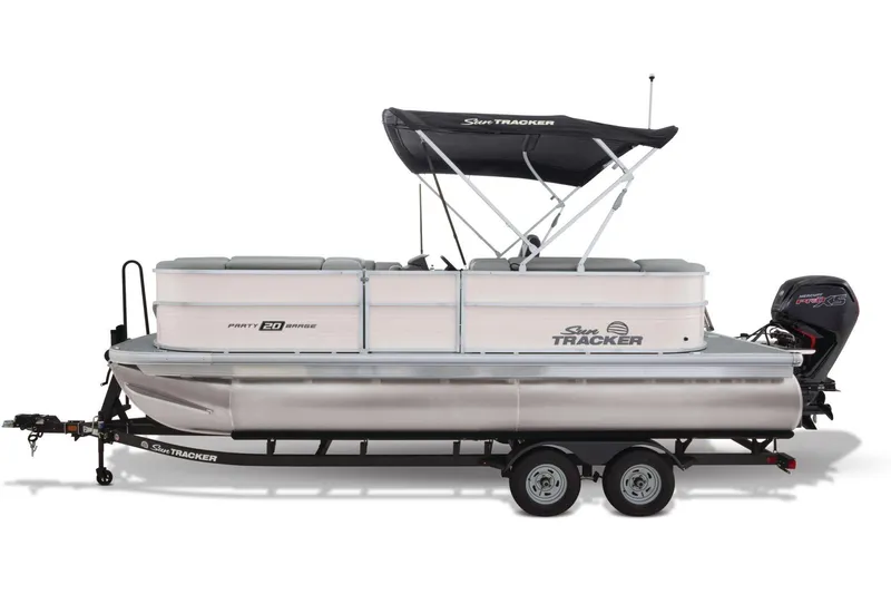 Slide: The Image of Sun Tracker Party Barge 20 DLX 2026 - 9