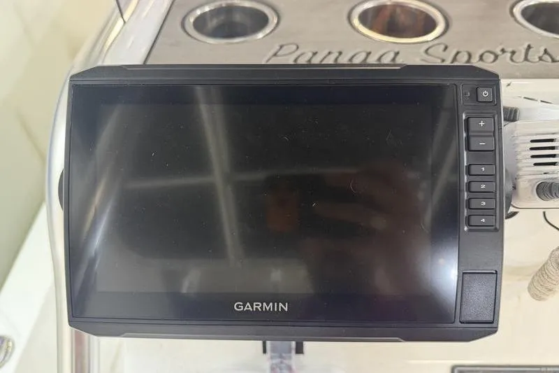 Slide: The Image of Garmin display on 2023 Panga 22 SPORT boat dashboard. - 11