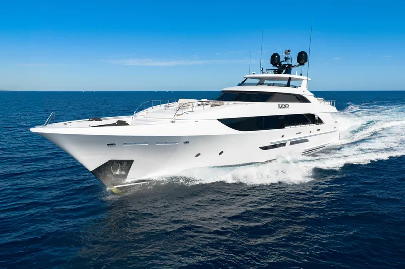 Slide: The Image of Engine room of 2018 Westport Raised Pilothouse yacht, featuring advanced machinery and equipment. - 59