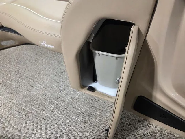 Slide: The Image of Interior of Barletta Lusso 25UE with built-in trash bin, 2026 model. - 30