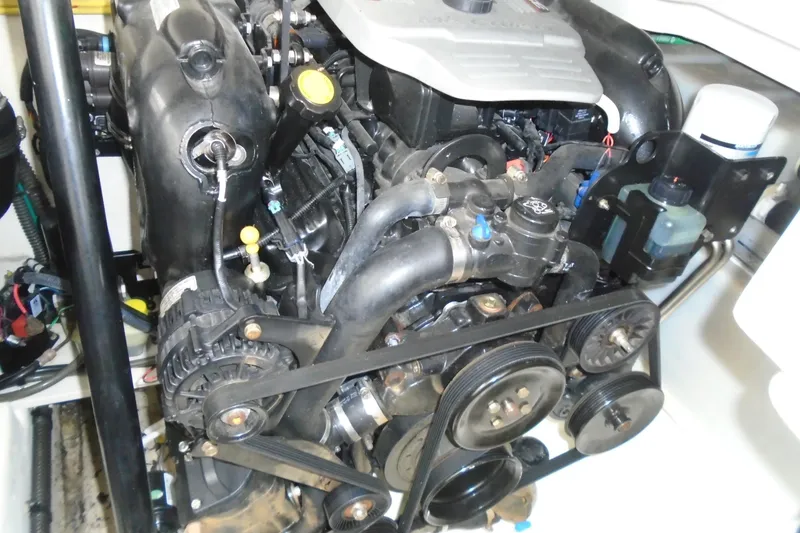 Slide: The Image of ProNautic 12-50P charger in 2013 Chaparral 327 SSX boat. - 31