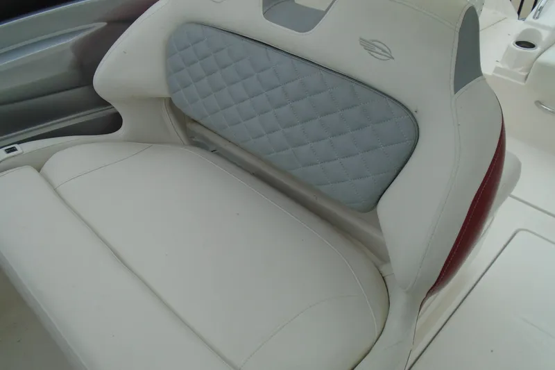 Slide: The Image of 2013 Chaparral 327 SSX boat with MerCruiser outdrives and propellers. - 9