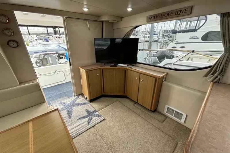 Slide: The Image of Electrical control panel of a 2000 Bayliner 3788 Command Bridge Motoryacht. - 8