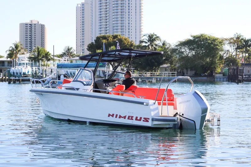 Slide: The Image of Nimbus T8 - Aft Port Profile - 17