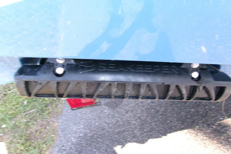 Slide: The Image of 2025 Sportsman Heritage 231 Center Console with Seakeeper stabilizer detail. - 10