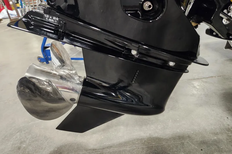 Slide: The Image of Open drawer in 2026 Tahoe Pontoon 23 LTZ Quad Lounge, revealing packaged items inside. - 27