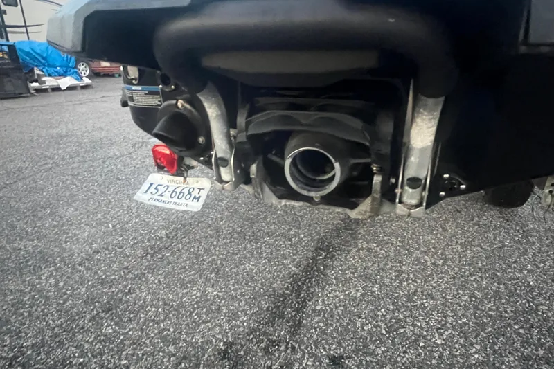 Slide: The Image of Rear view of a 2023 Kawasaki Jetski Ultra 310LX-S on a trailer. - 11