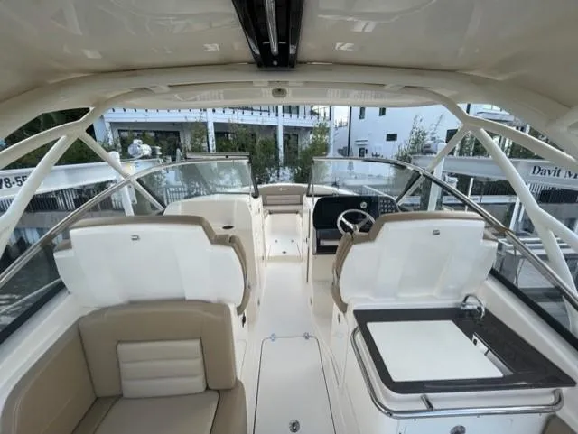Slide: The Image of Interior of a 2019 Scout 255 Dorado boat, luxurious and spacious. - 1