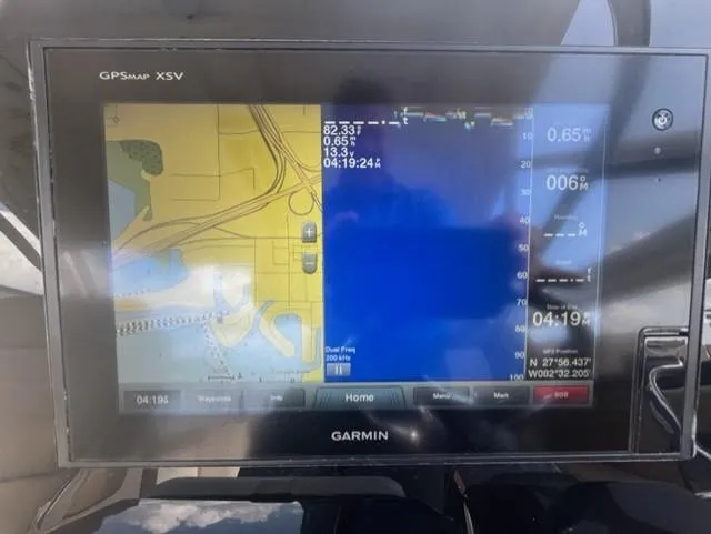 Slide: The Image of Garmin GPS map on Scout 255 Dorado boat, 2019 model. - 9
