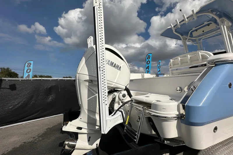 Slide: The Image of 2024 Robalo R232 Explorer boat identification plate with serial number. - 57