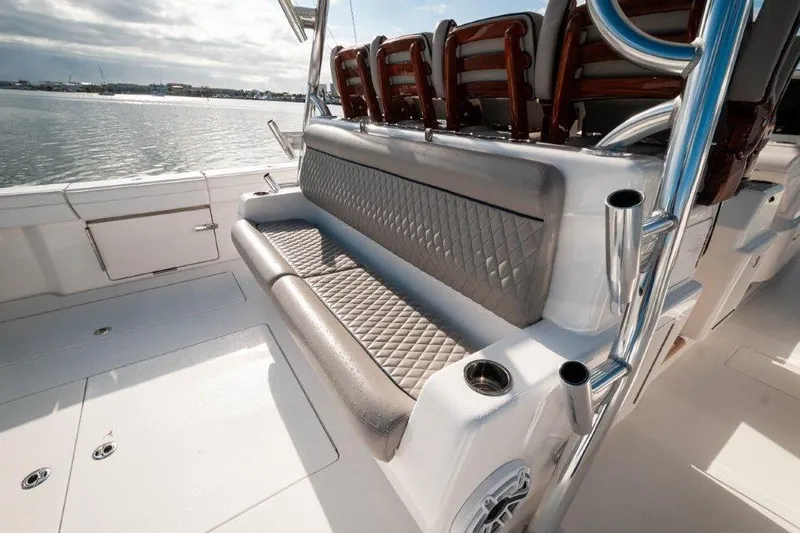 Slide: The Image of Control panel of 2021 Valhalla Boatworks V-46 with joystick and communication device. - 10