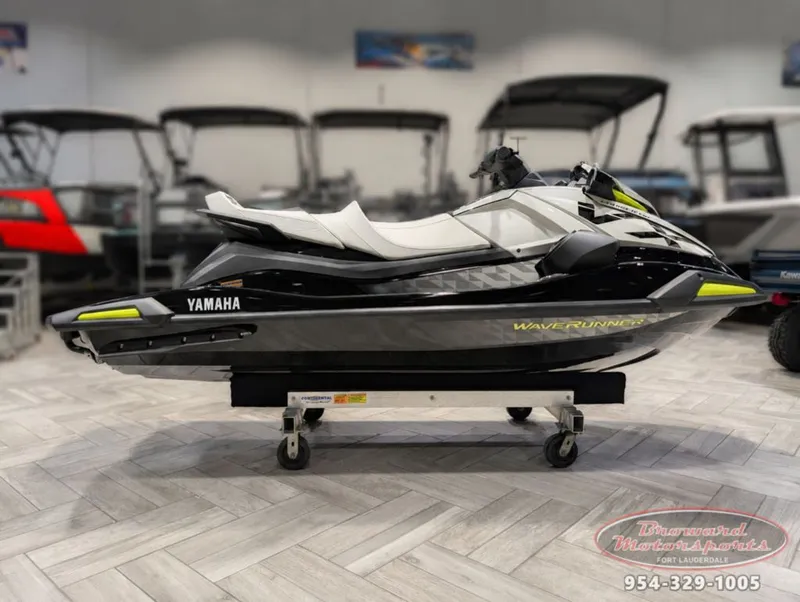 The Image of A 2026 Yamaha WaveRunner VX Cruiser® HO with Audio displayed in a showroom. - 0
