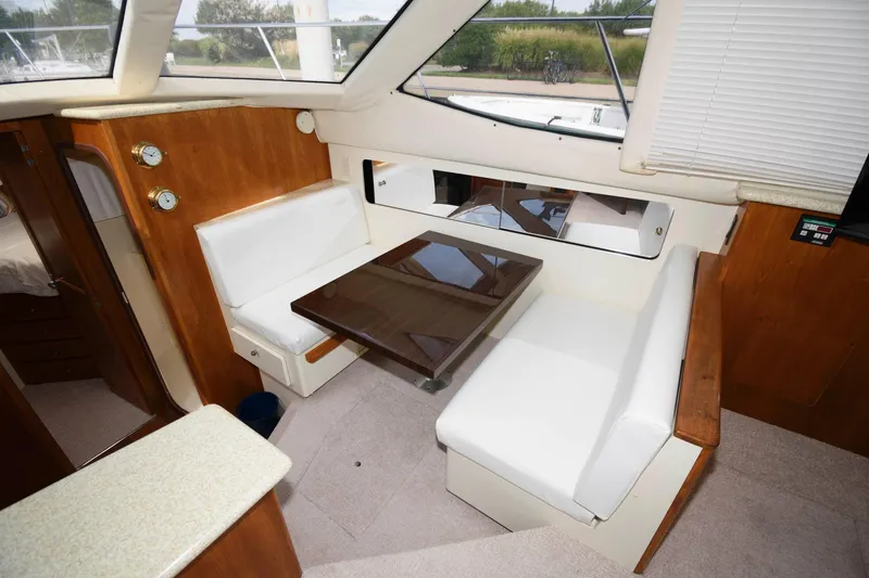 Slide: The Image of Interior of Carver 356 Aft Cabin Motor Yacht, year 2000. - 13