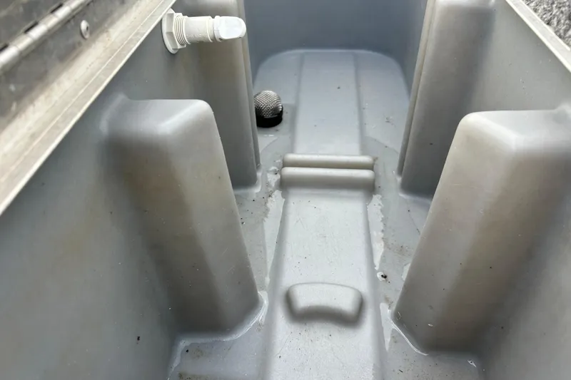 Slide: The Image of 2014 Bass Tracker PRO TEAM 175 TXW boat with Mercury OptiMax engine on trailer. - 10