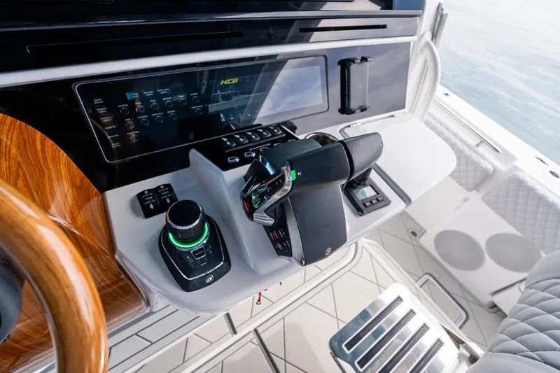 Slide: The Image of Control panel of 2025 HCB 56 Suenos GIX yacht with advanced navigation system. - 43