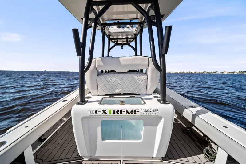 Slide: The Image of Barker Boatworks 26 Open 2021 on open water. - 35