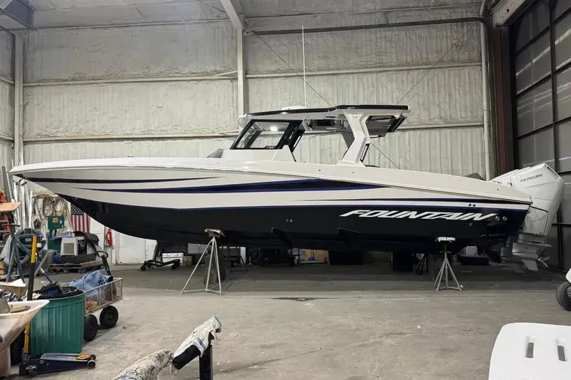Slide: The Image of 2025 Fountain Powerboats 38 SCX 37 - 37