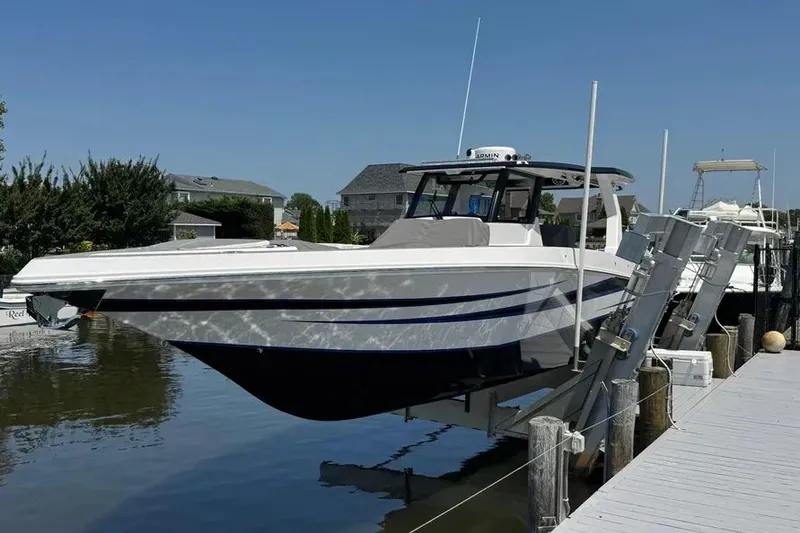 Slide: The Image of 2025 Fountain Powerboats 38 SCX 42 - 42