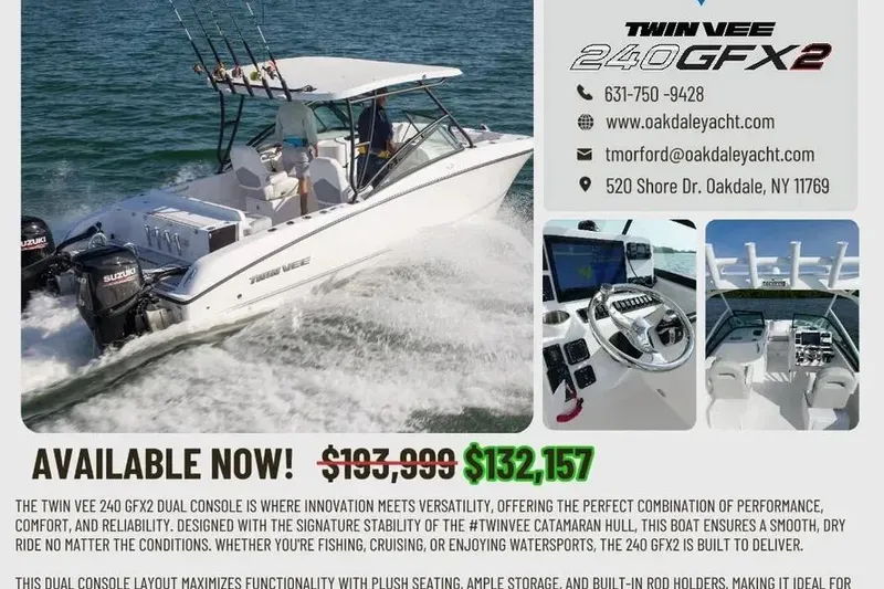 Slide: The Image of 2025 Twin Vee 240 GFX DC 29 - 29