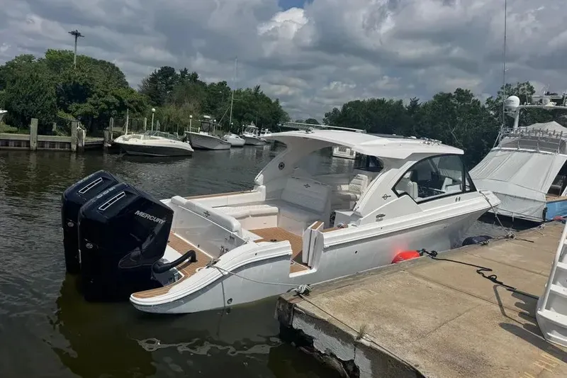 Slide: The Image of 2026 Fountain Powerboats 39 DX 27 - 27