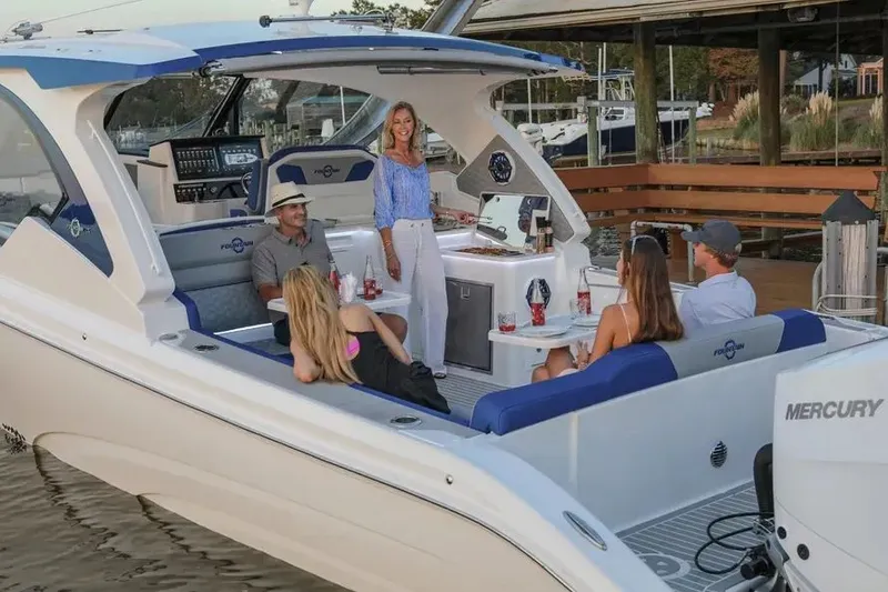 Slide: The Image of 2026 Fountain Powerboats 39 DX 4 - 4