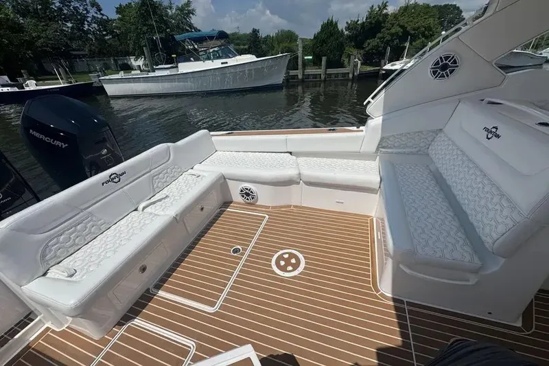 Slide: The Image of 2026 Fountain Powerboats 39 DX 8 - 8