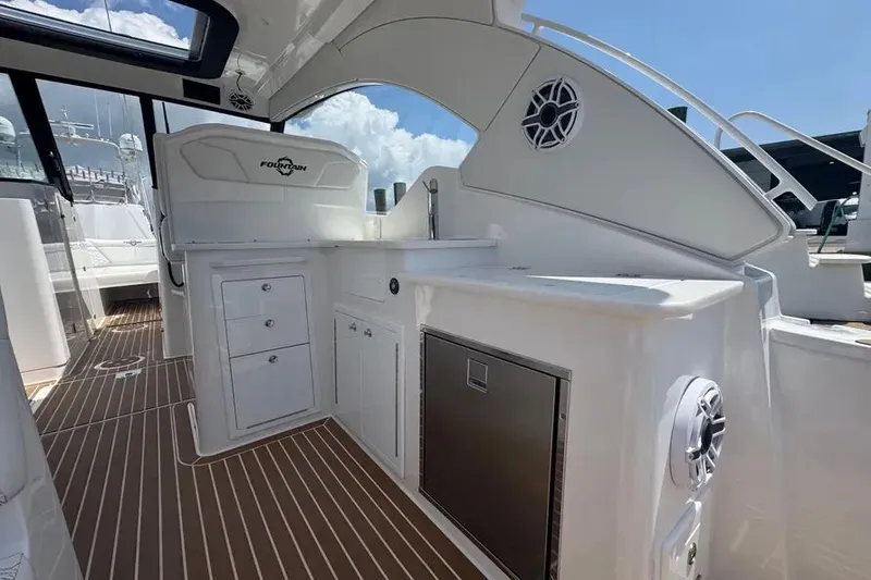 Slide: The Image of 2026 Fountain Powerboats 39 DX 9 - 9