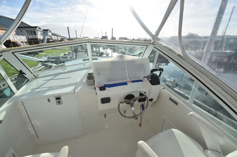 Slide: The Image of Interior view of a 2017 Albemarle 25 Express boat. - 3