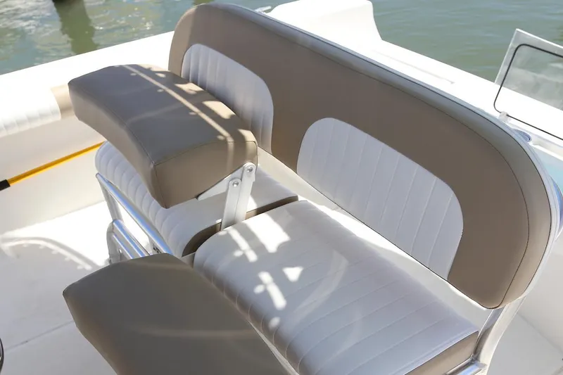 Slide: The Image of Manufacturer Provided Image: Steering console of Sea Born LX21 Center Console 2026. - 7