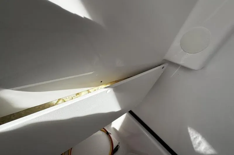 Slide: The Image of Interior detail of 2026 Sportsman Masters 247 Bay Boat, showcasing construction and design elements. - 14