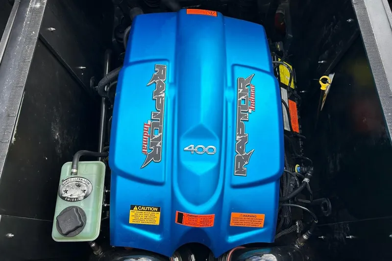Slide: The Image of Blue Raptor Indmar engine in 2021 ATX 22 Type-S boat. - 6