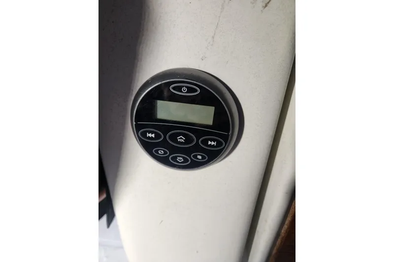 Slide: The Image of Control panel on a 1991 Beneteau Oceanis 370 sailboat. - 53