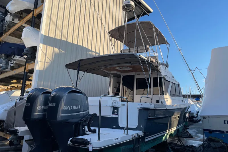 Slide: The Image of 2021 Cutwater C-32 CB - On the hard for winter storage - 1