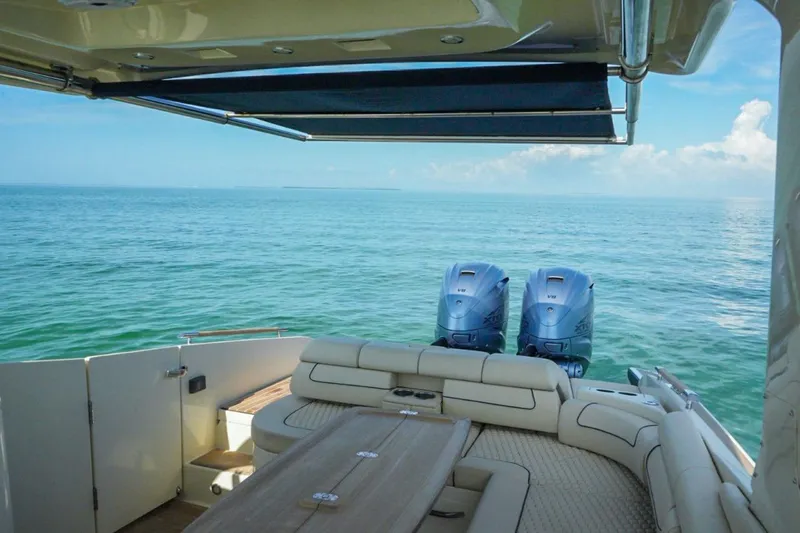 Slide: The Image of 2019 Chris-Craft Launch 35 GT OB, luxurious boat interior with ocean view. - 32